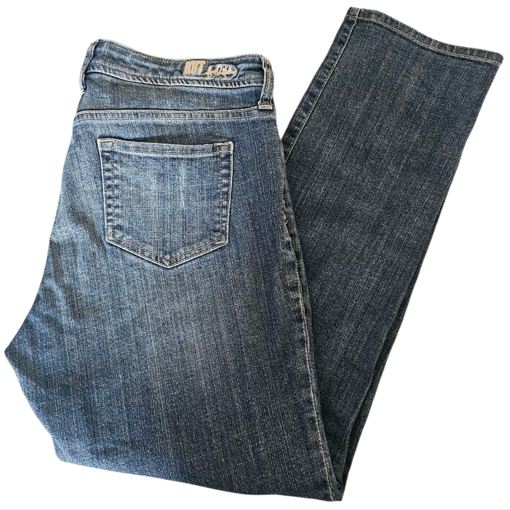 Kut from the Kloth Celine Slouchy Boyfriend Denim Jeans, Medium Wash, Size 10